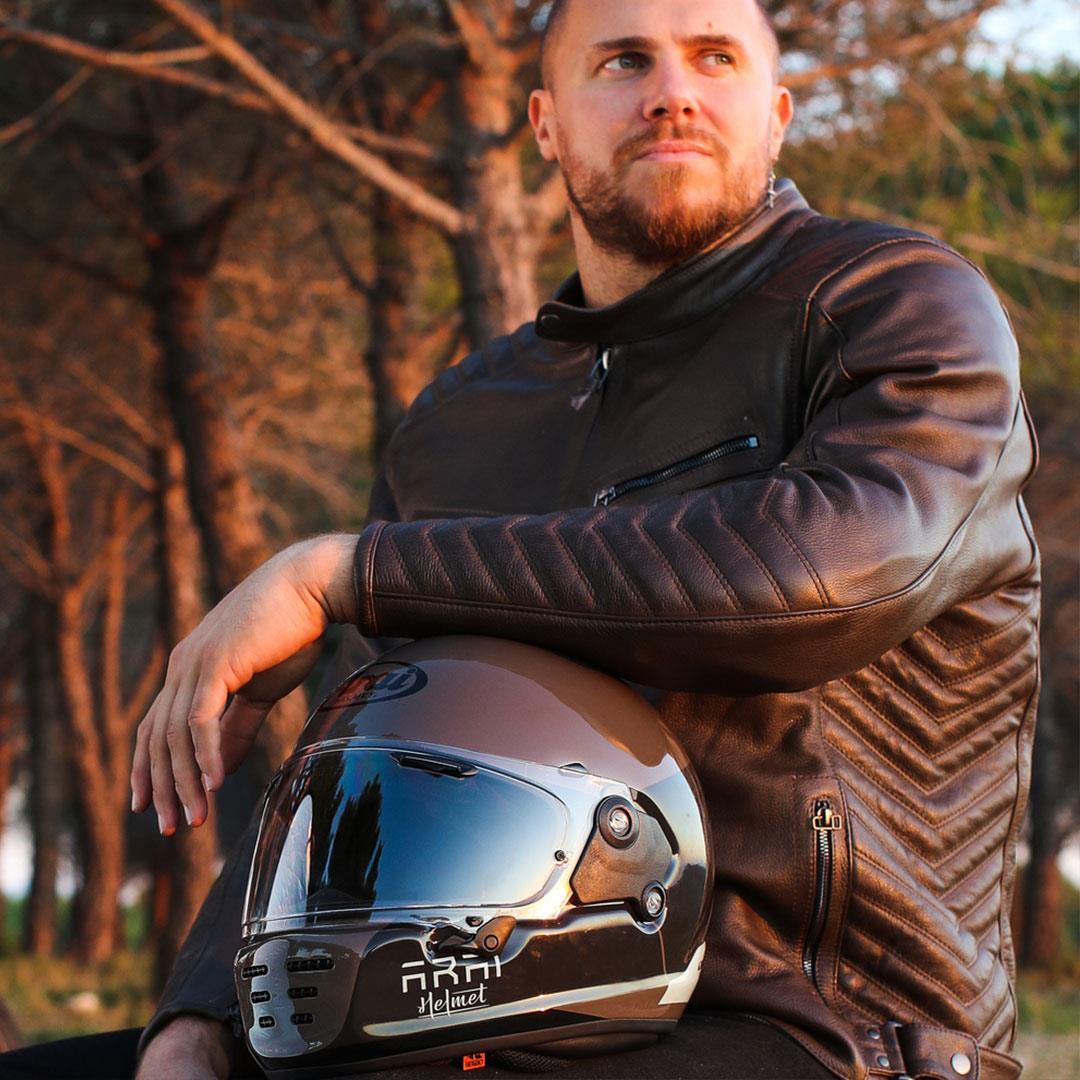 Arai Concept XE React Brown Kapalı Kask