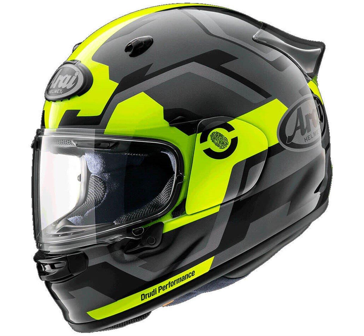 Arai Quantic Face Fluor Yellow Kapalı Kask