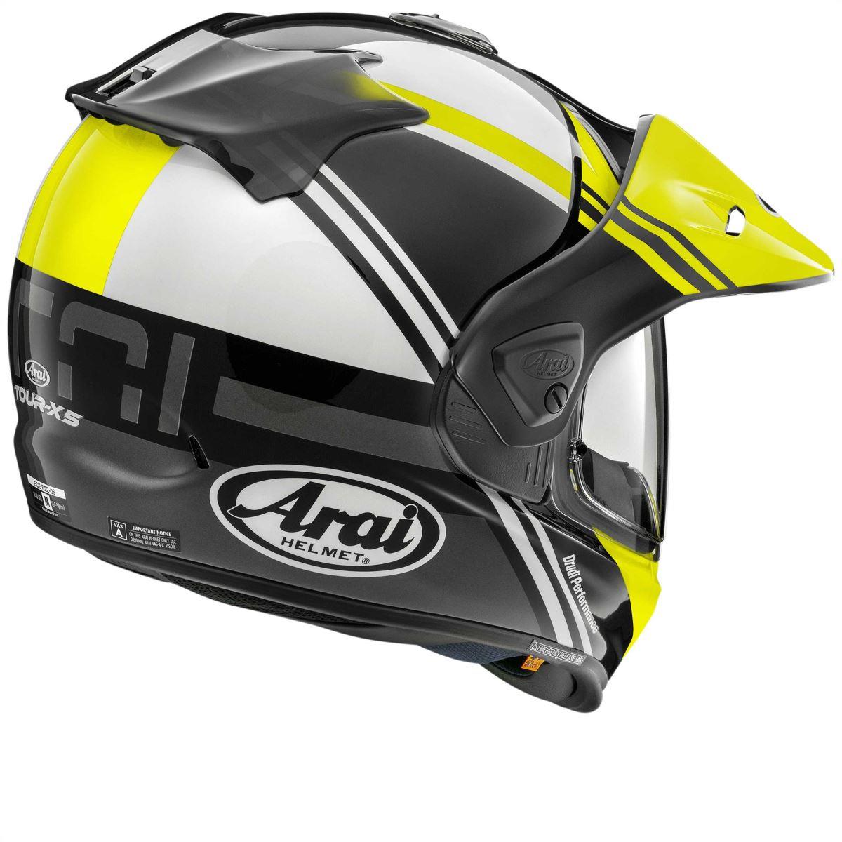 Arai Tour-X5 Cosmic Fluor Yellow Kapalı Kask