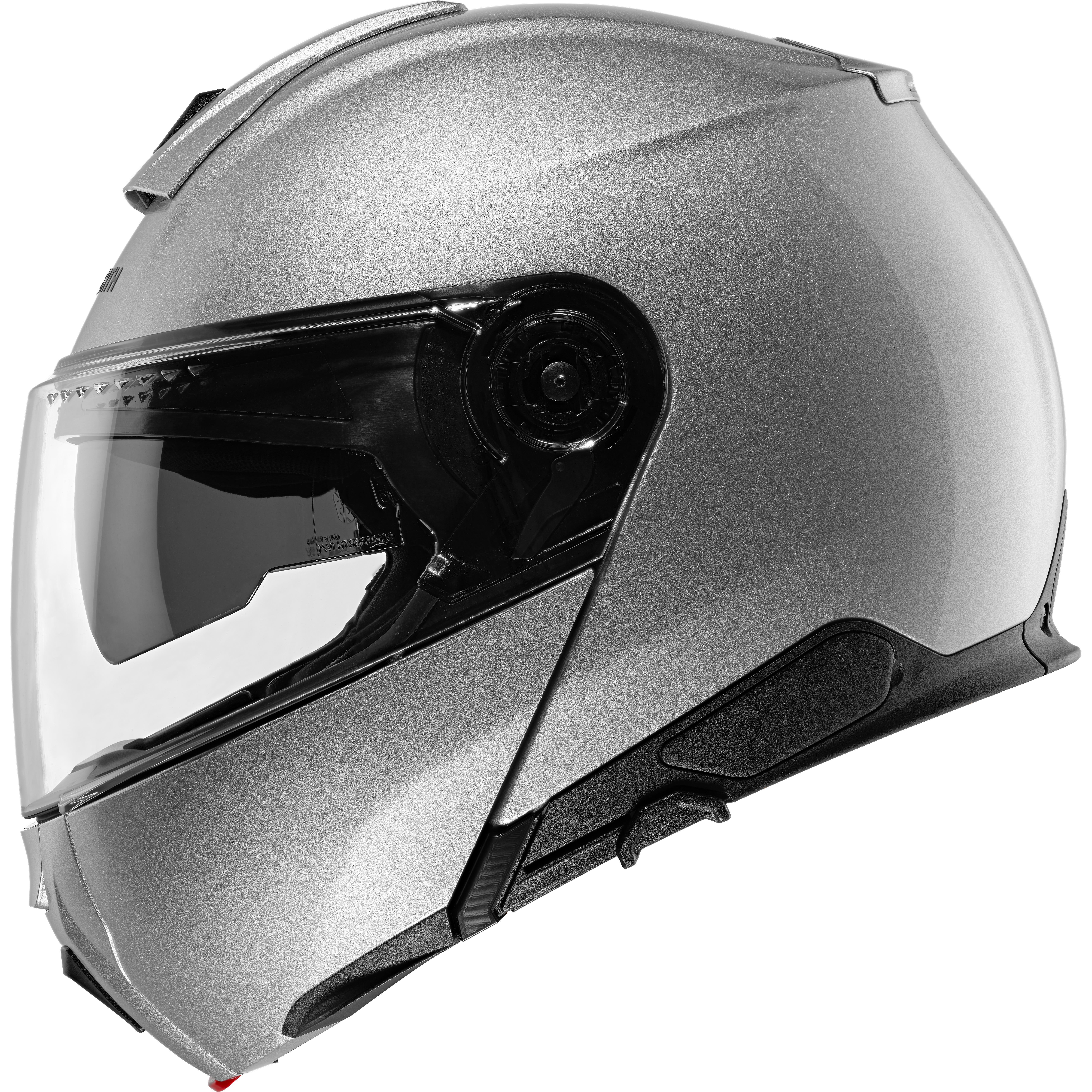 C5 Çene Açılır Motosiklet Kaskı Glossy Silver