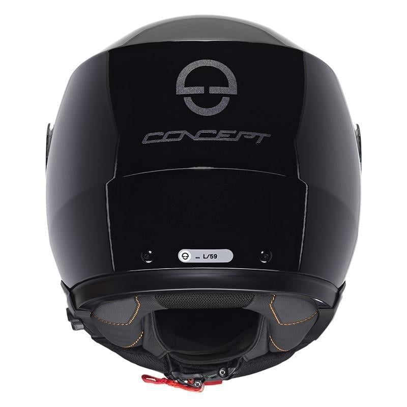 CONCEPT Çene Açılır Motosiklet Kaskı Glossy Black