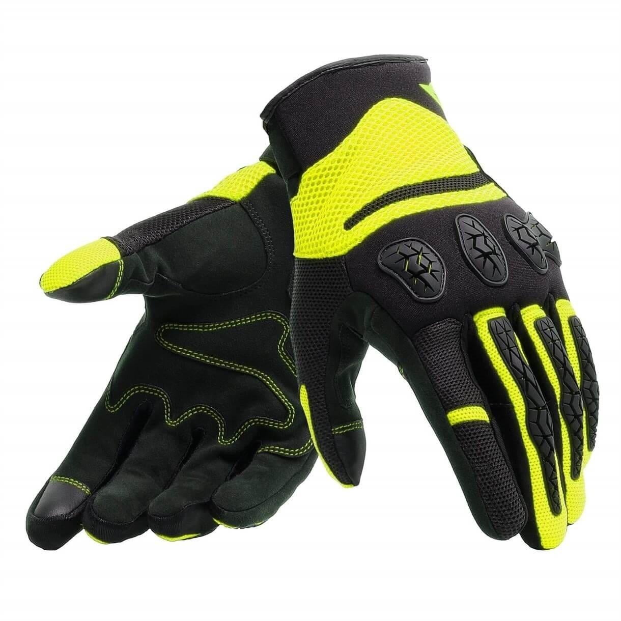 Dainese Aerox Unisex Black Yellow Tekstil Eldiven