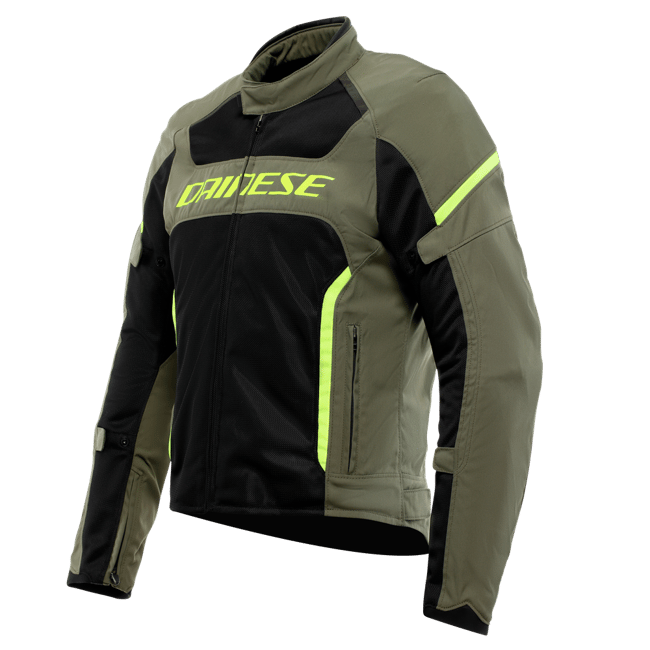 Dainese Air Frame 3 Army Green Black Fluo Tekstil Mont
