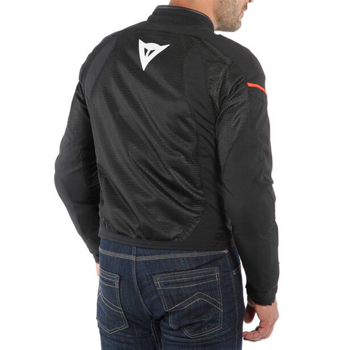Dainese Air Frame D1 Black White Fluo Red Tekstil Mont