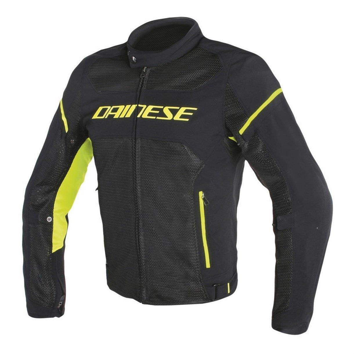 Dainese Air Frame D1 Black Yellow Fluo Tekstil Mont