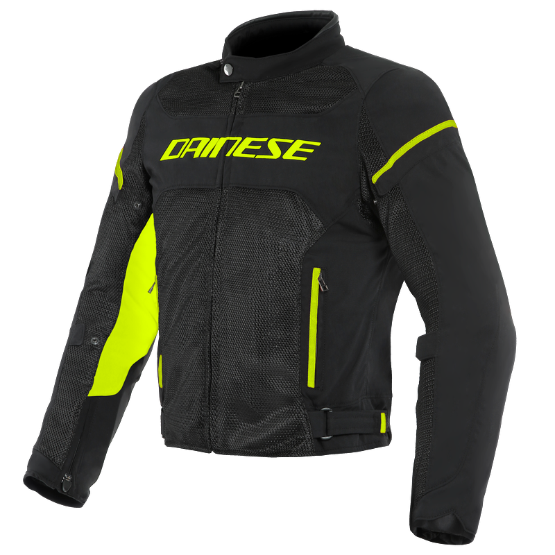 Dainese Air Frame D1 Black Yellow Fluo Tekstil Mont