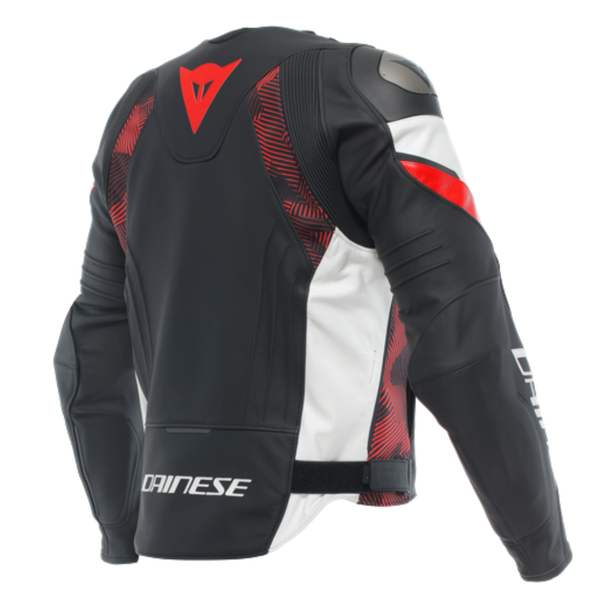 Dainese Avro 5 Blk Red Lava White Deri Mont