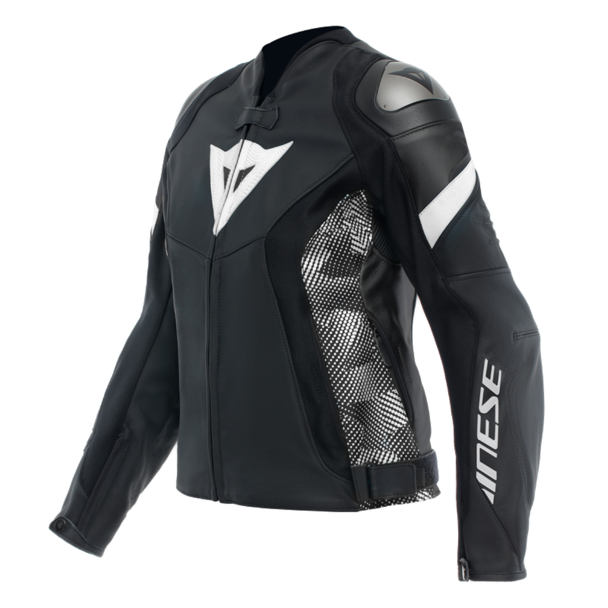 Dainese Avro 5 Blk White Kadın Deri Mont