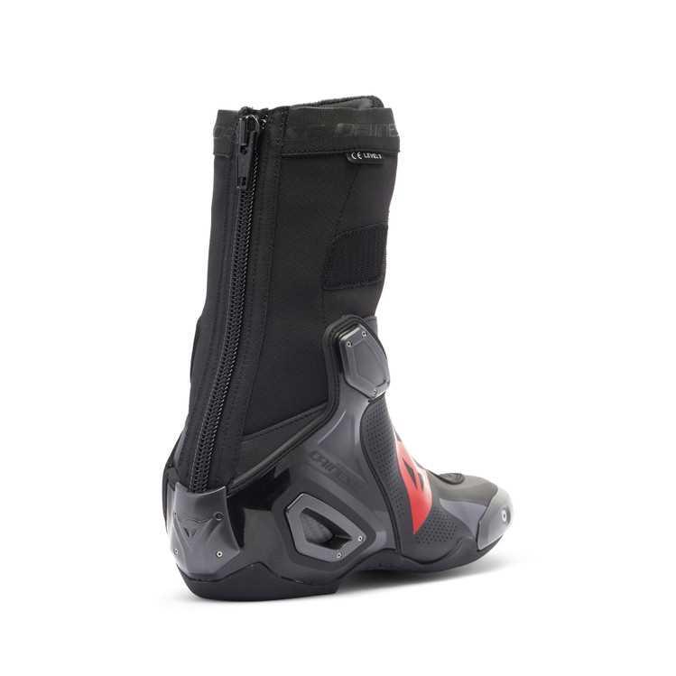 Dainese Axial 2 Air Black Red Fluo Deri Bot