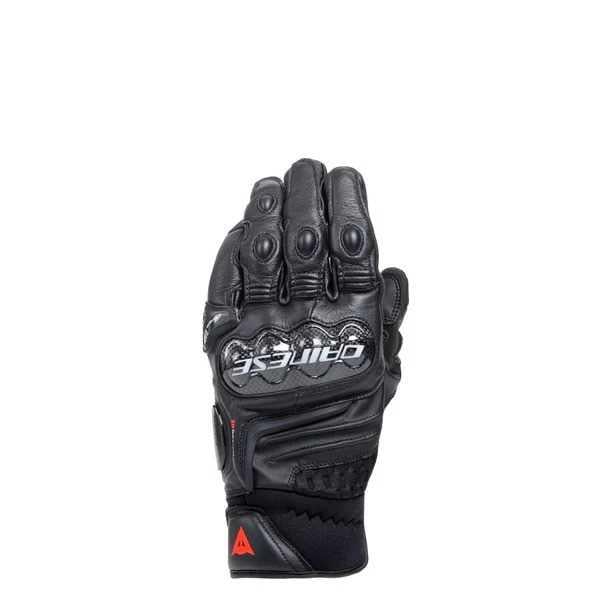 Dainese Carbon 4 Black Kısa Deri Eldiven