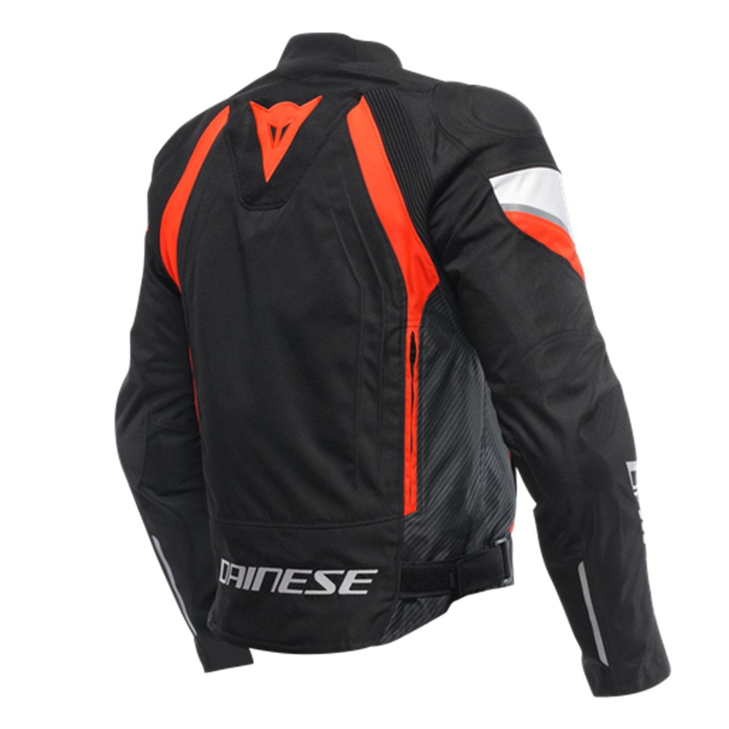 DAINESE CEKET/AVRO 5 TEX JACKET BLACK/RED-FLUO/WHİTE