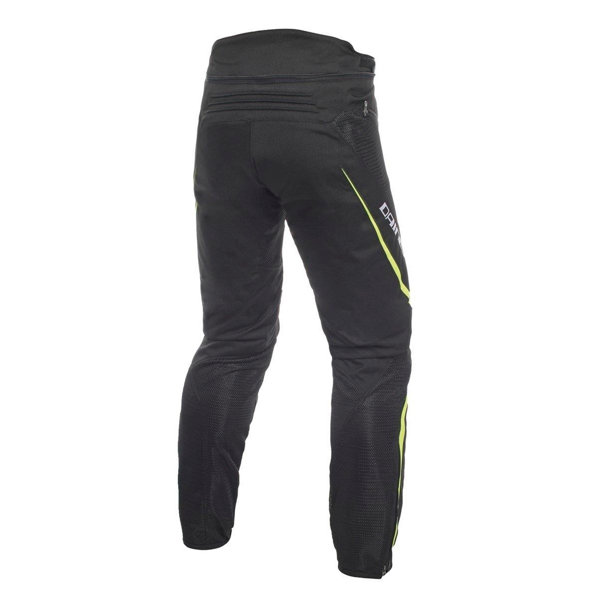 Dainese Drake Air Black Yellow Fluo D-Dry Pantolon