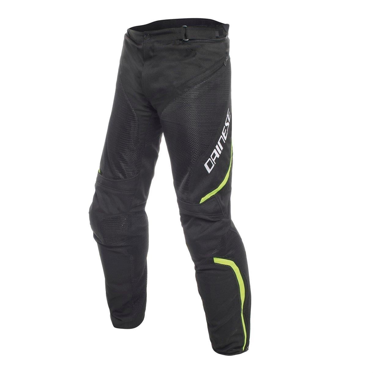 Dainese Drake Air Black Yellow Fluo D-Dry Pantolon