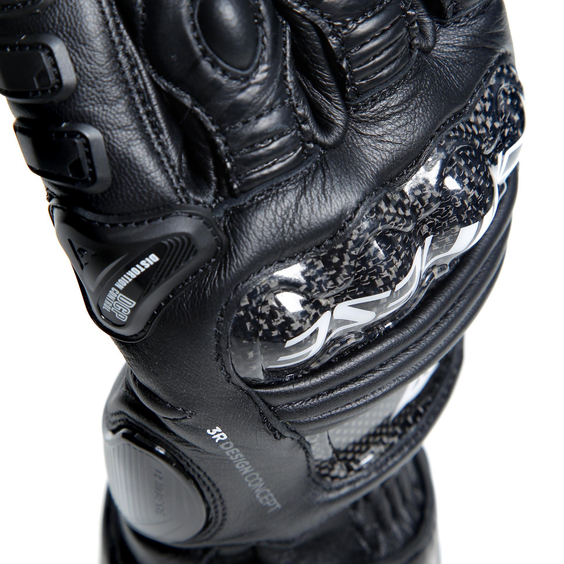 Dainese Druid 4 Black Charcoal Gray Deri Eldiven