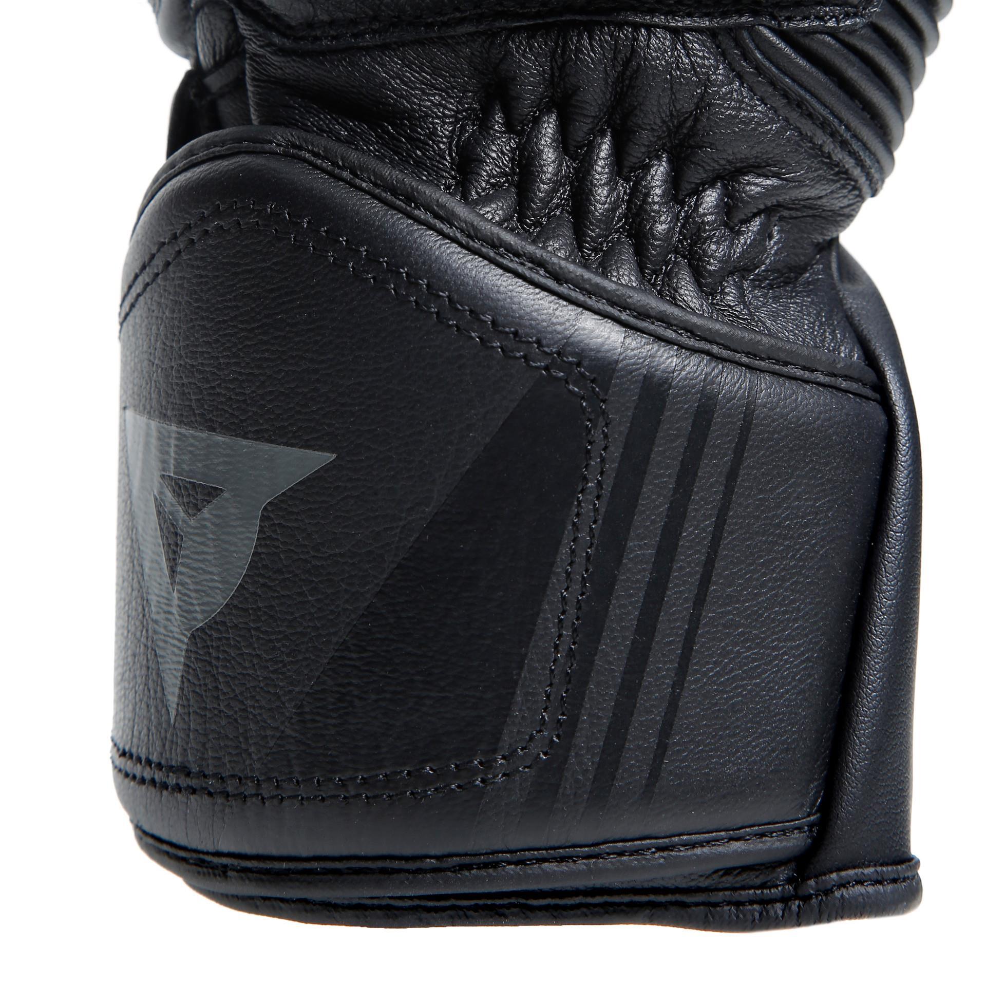 Dainese Druid 4 Black Charcoal Gray Deri Eldiven
