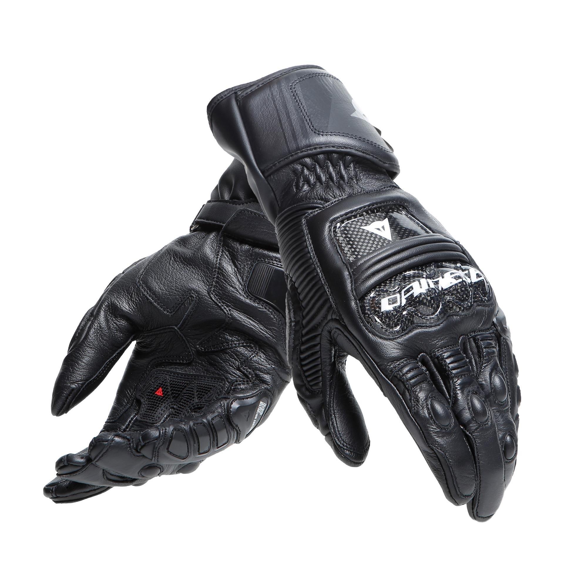 Dainese Druid 4 Black Charcoal Gray Deri Eldiven