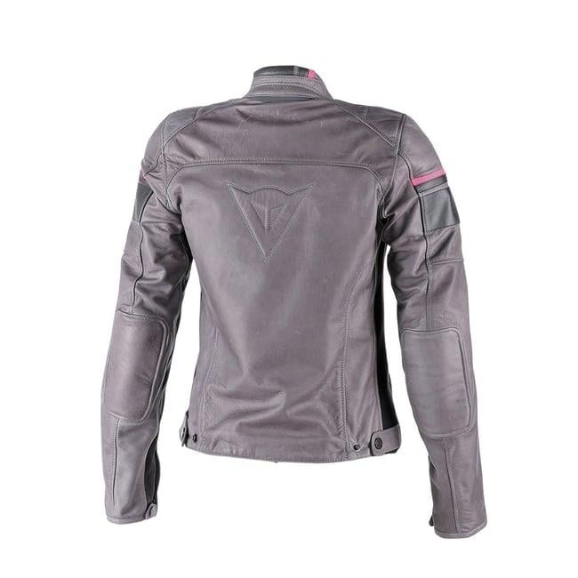 Dainese Michelle Smoke Black Fuchsia Kadın Deri Mont