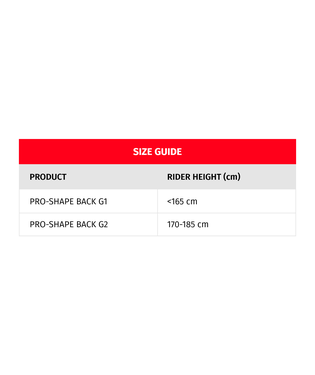 Dainese Pro-Shape G1 Black Sırt Koruma