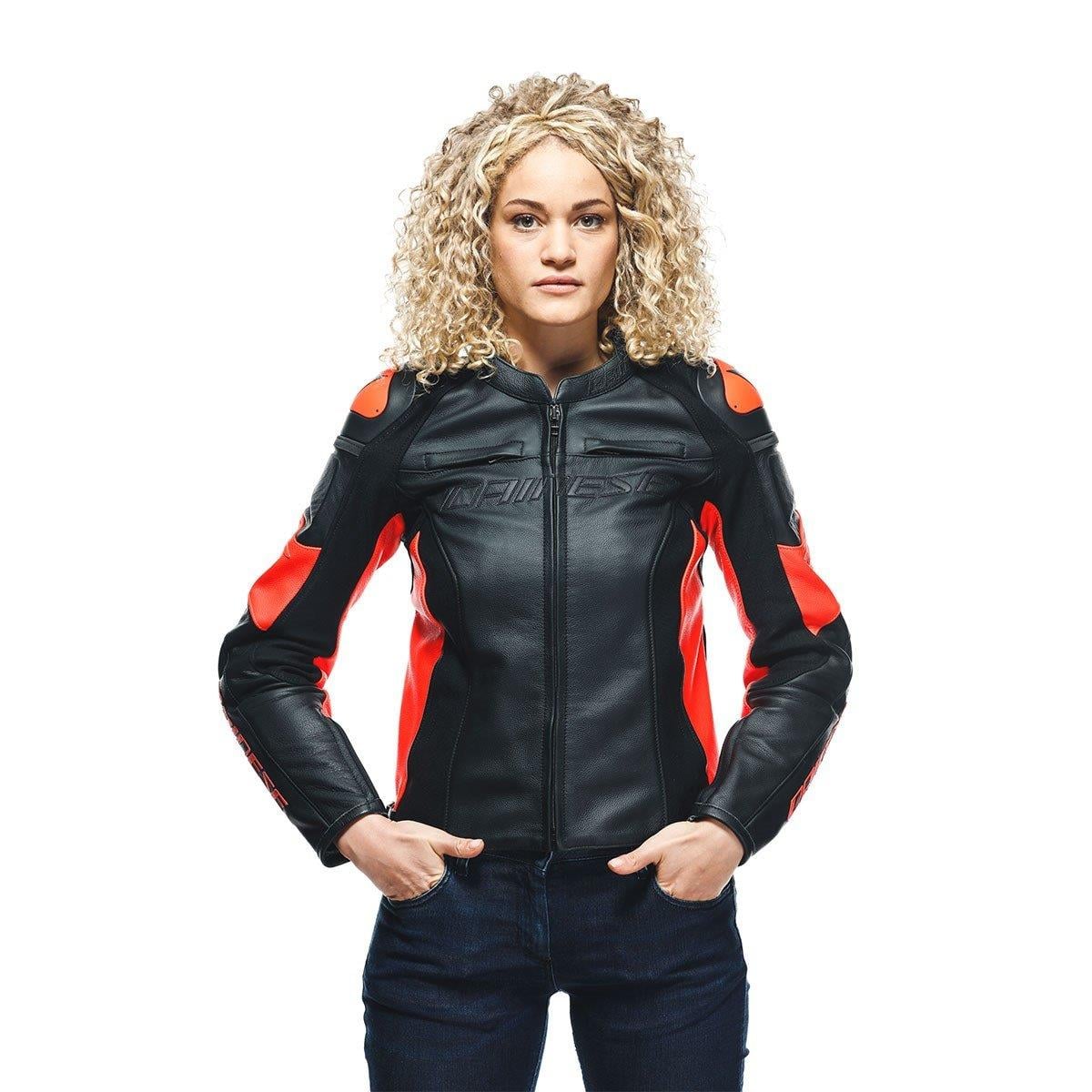 Dainese Racing 4 Lady Deri Mont Black Fluo Red