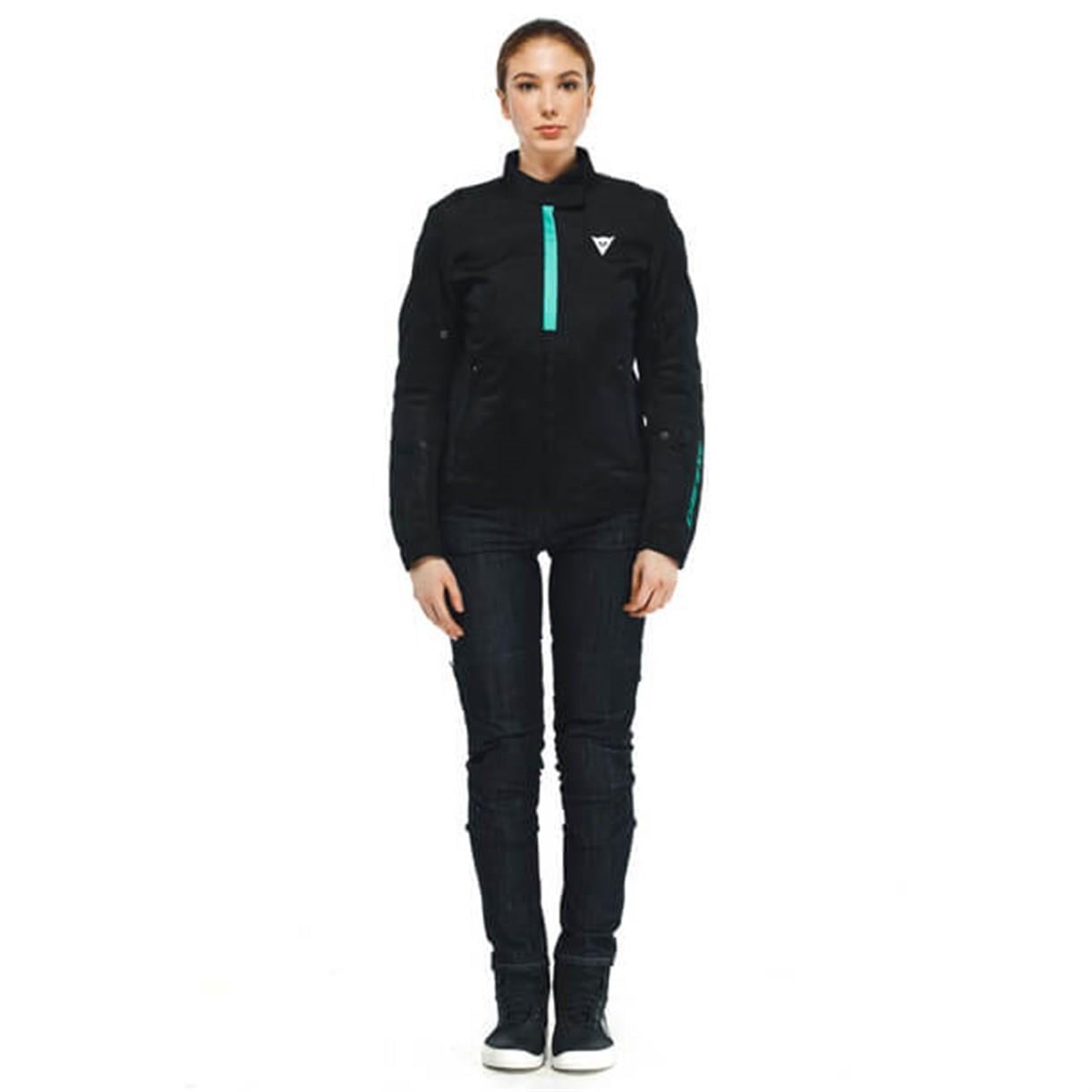 Dainese Risoluta Air Black Acqua Green Tekstil Mont