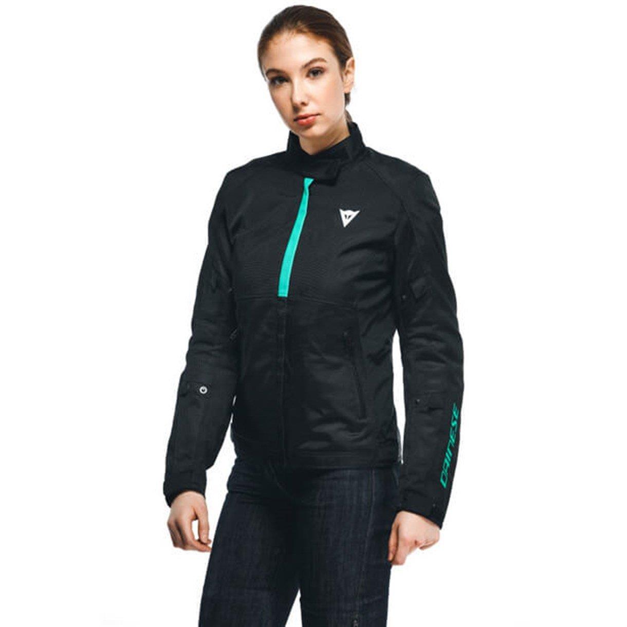 Dainese Risoluta Air Black Acqua Green Tekstil Mont