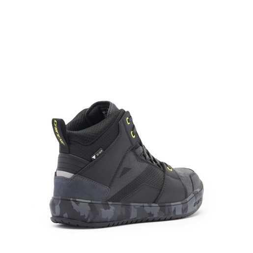 Dainese Suburb Black Camo Acıd Yellow D-WP Ayakkabı