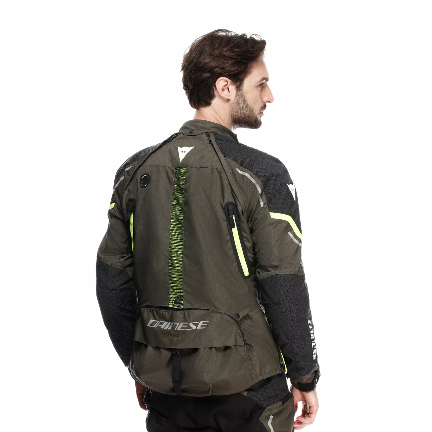 DAINESE /SUPER ADVENTURE ABSOLU JACKET BLACK/FLUO YELLOW