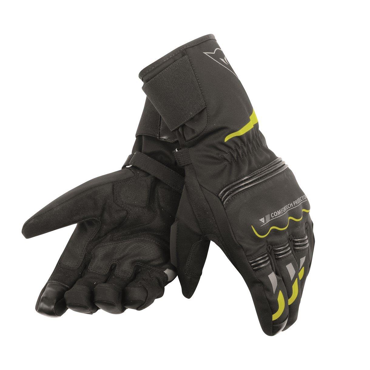 Dainese Tempest Unisex D-Dry Long Eldiven Black Yellow Fluo
