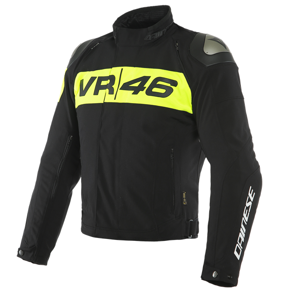 Dainese VR46 Podium Black Fluo Yellow D-Dry Mont
