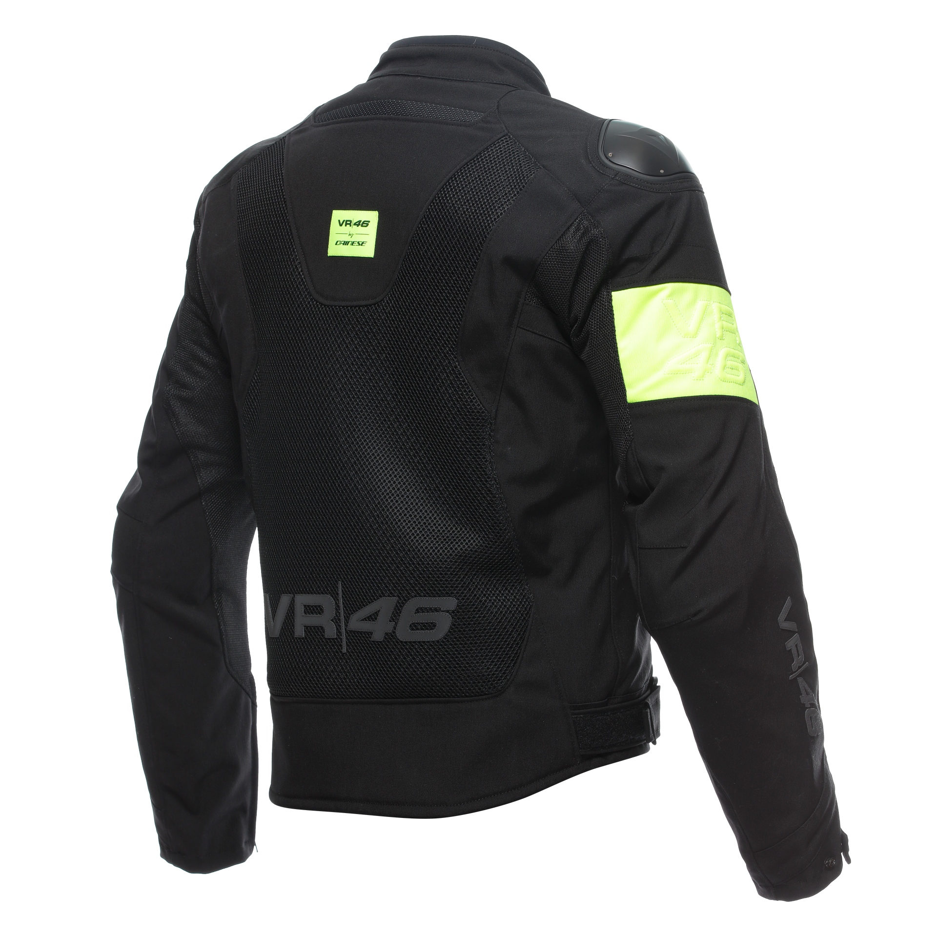Dainese VR46 Wetlap Air Fluo Yellow Black D-Dry Mont