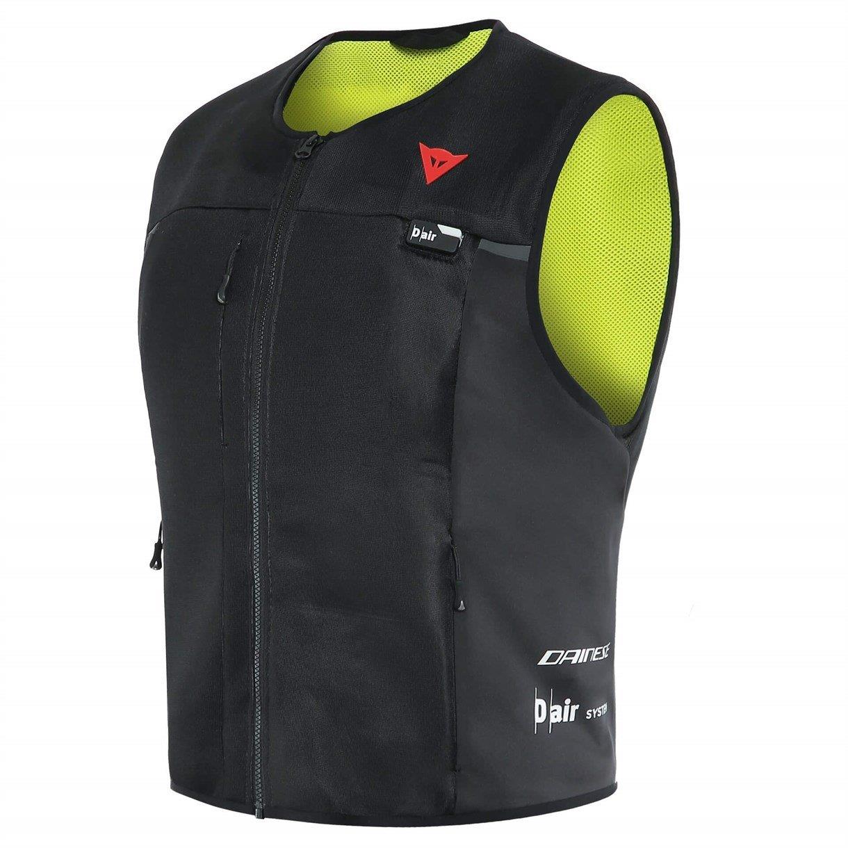 DAINESE YELEK/SMART JACKET BLK FLUO YELLOW
