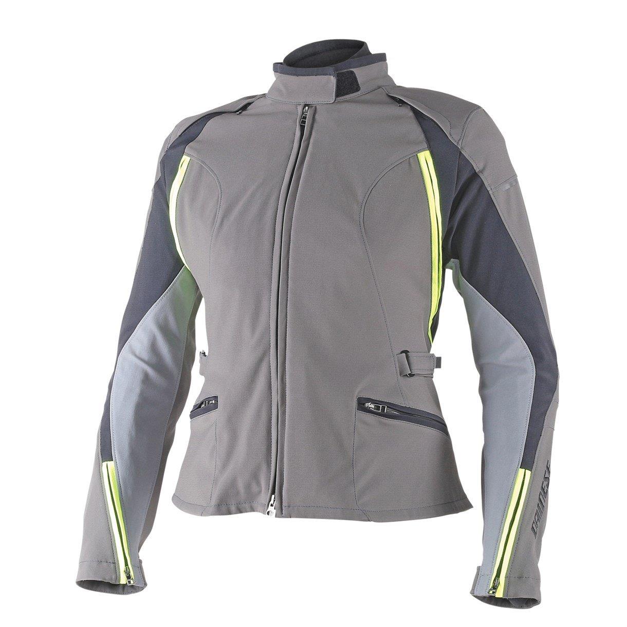 Dainese Arya Dark Gull Grey Castle Rock Fluo Yellow Kadın D-Dry Mont