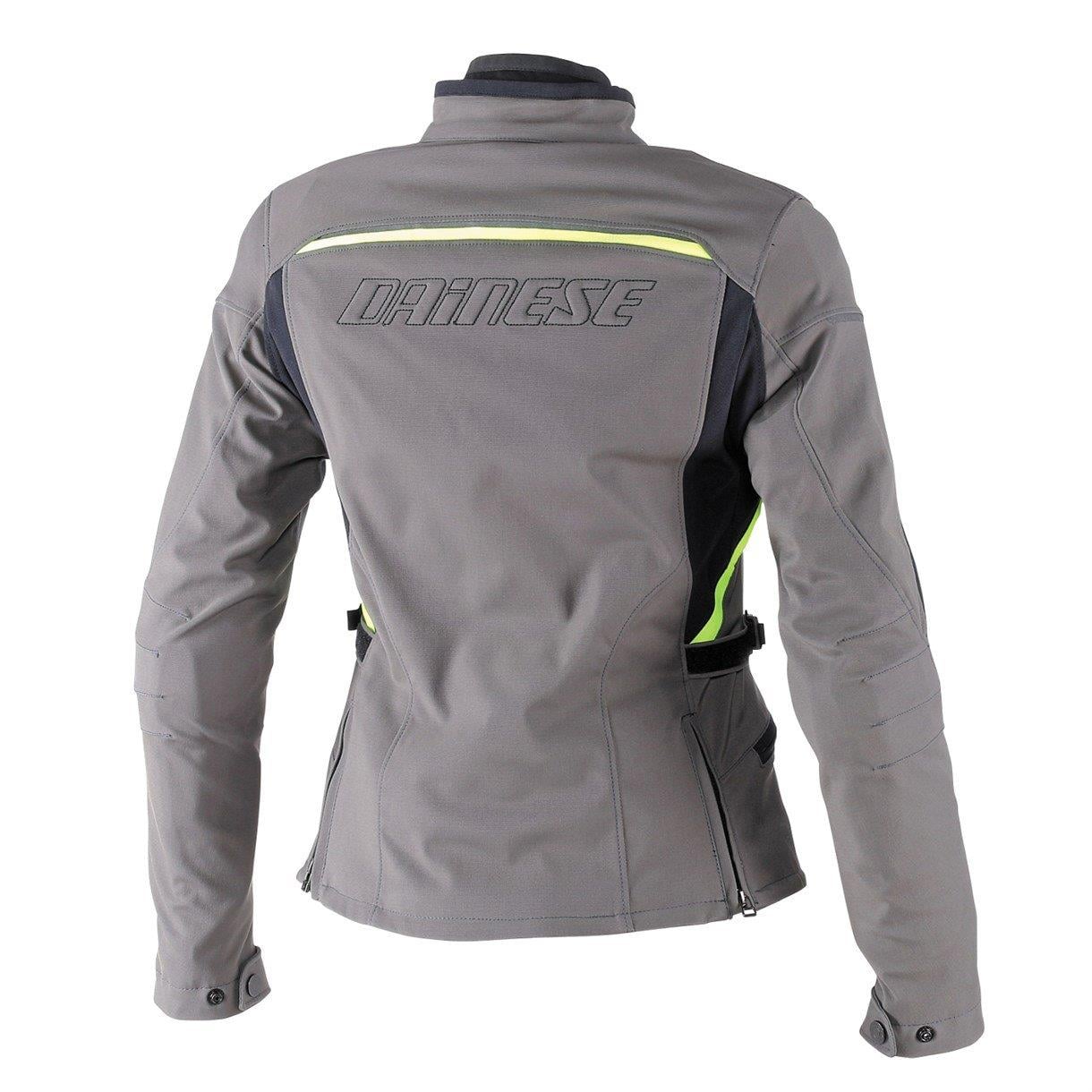 Dainese Arya Dark Gull Grey Castle Rock Fluo Yellow Kadın D-Dry Mont