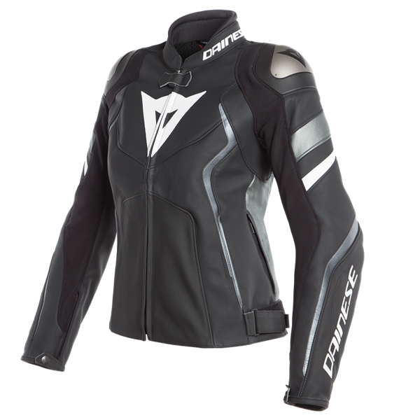 DNS CKT DERİ/AVRO 4 LADY LEATHER JACKET BLK-MATT-ANT-WHT