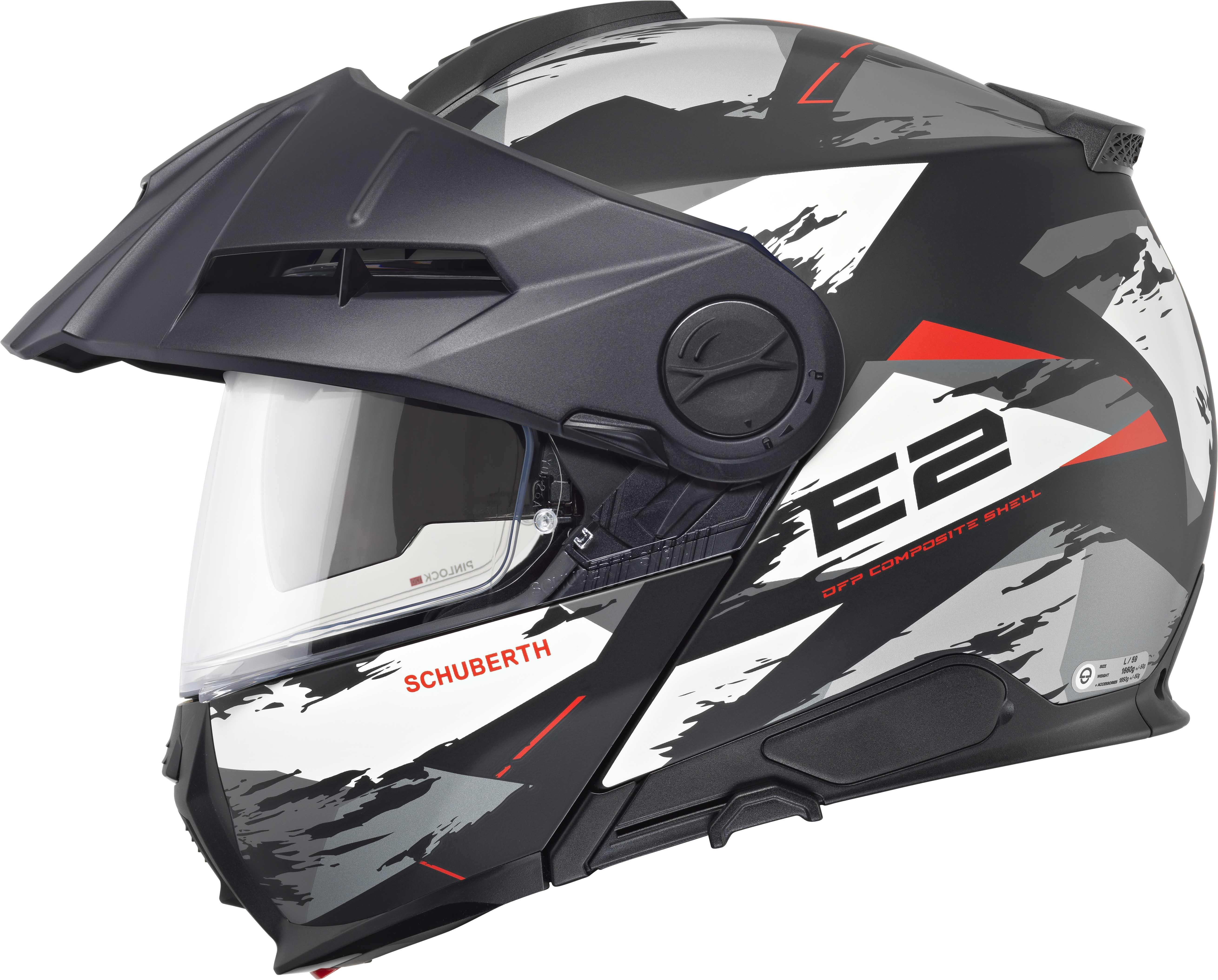 E2 Çene Açılır Motosiklet Kaskı Trail Grey