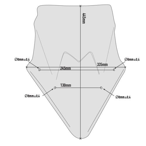 GIVI D4119S KAWASAKI NINJA 650 (17-20) RÜZGAR SİPERLİK