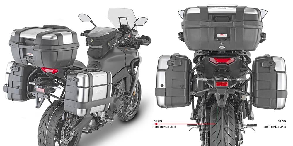 GIVI PLO2159MK YAMAHA TRACER 9 / TRACER 9 GT (21-23) YAN ÇANTA TAŞIYICI
