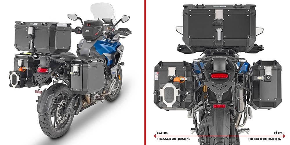 GIVI PLO6423CAM TRIUMPH TIGER 1200 GT EXPLORER-TIGER 1200 RALLY EXPLORER (22-24) YAN ÇANTA TAŞIYICI