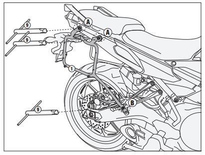 GIVI PLR2122 YAMAHA TRACER 900 (15-17) YAN ÇANTA TAŞIYICI
