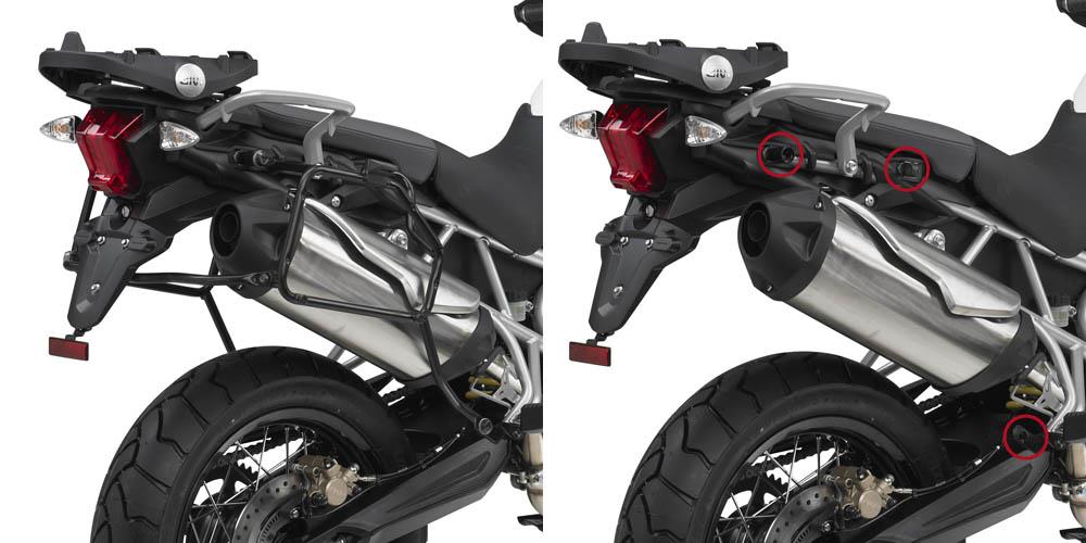 GIVI PLR6401 TRIUMPH TIGER 800 - TIGER 800 XC - TIGER 800 XR (11-16) YAN ÇANTA TAŞIYICI