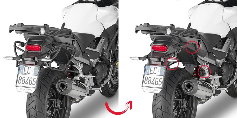 GIVI PLXR1139 HONDA VFR 800X CROSSRUNNER (15-20) YAN ÇANTA TAŞIYICI