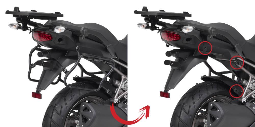 GIVI PLXR4105 KAWASAKI VERSYS 1000 (12-14) YAN ÇANTA TAŞIYICI