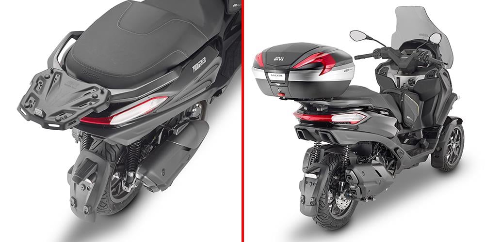 GIVI SR5619 PIAGGIO MP3 HPE 400-400 SPORT - 530 EXCLUSIVE (22-23) ARKA ÇANTA TAŞIYICI