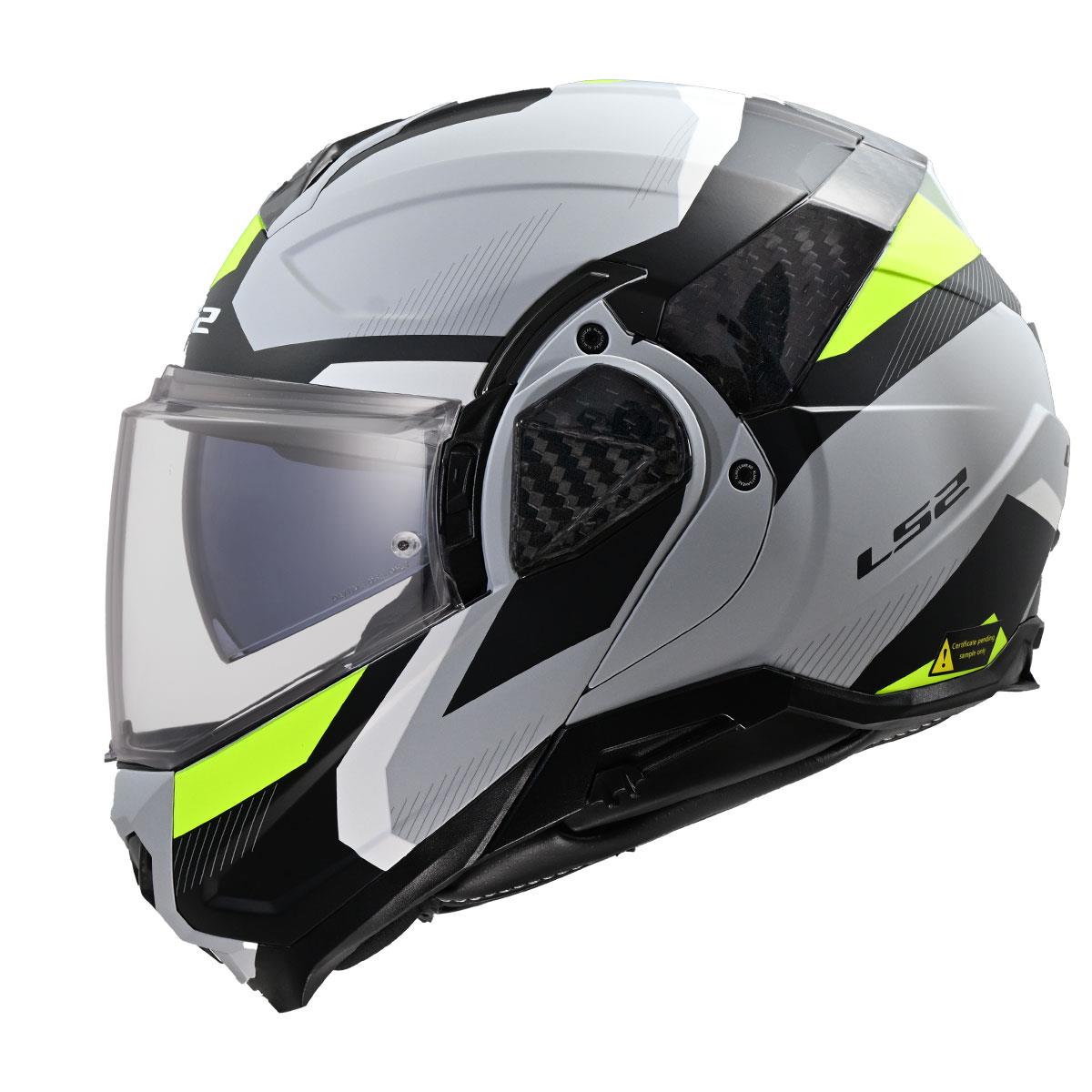 LS2 ADVANT 2 TRIPLE MAT GRİ- SİYAH-NEON SARI KASK