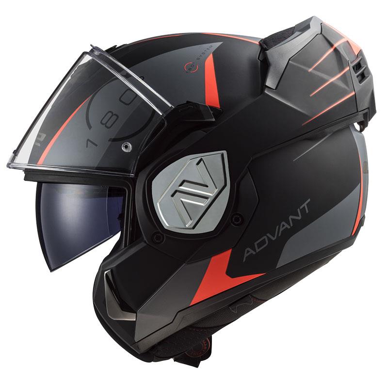 LS2 ADVANT CODEX MAT SİYAH-TITANIUM KASK