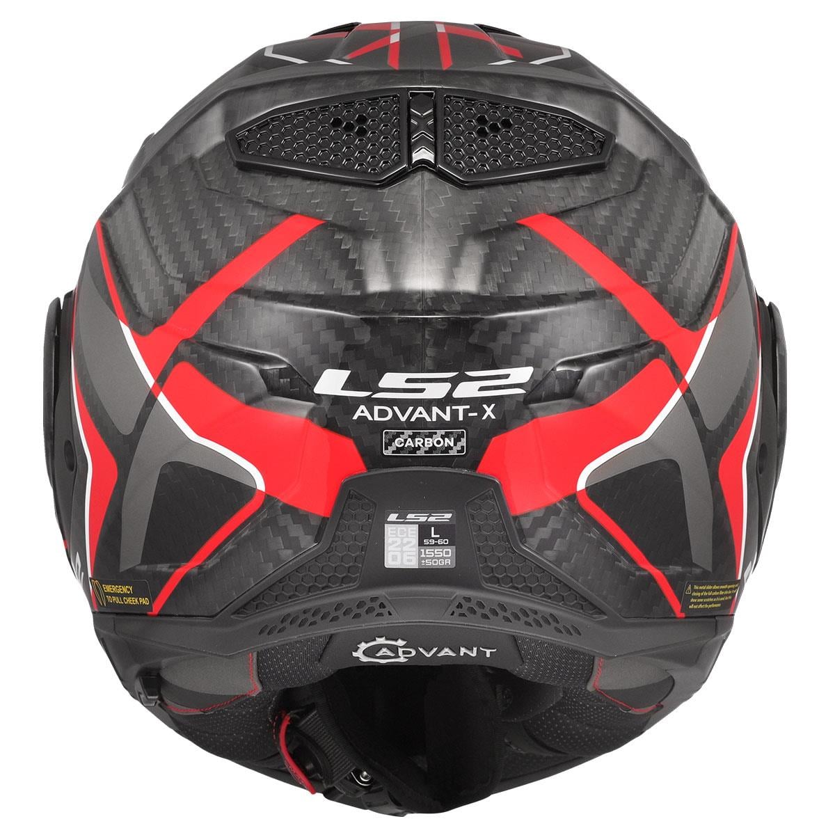 LS2 ADVANT X KARBON FUTURE II KIRMIZI KASK