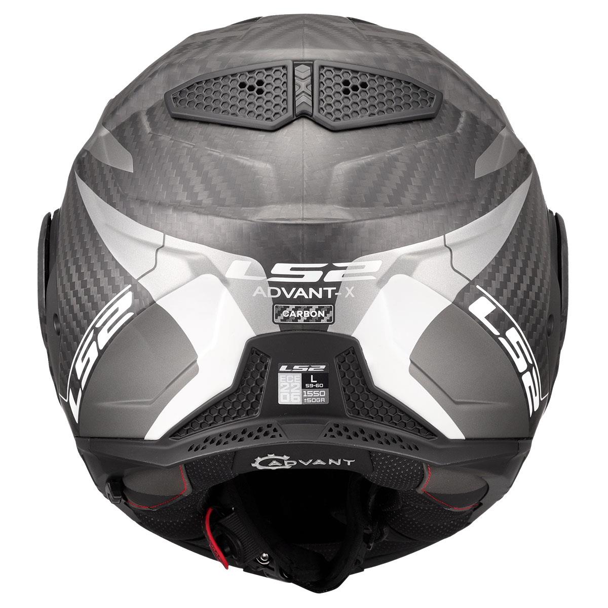 LS2 ADVANT X KARBON HORIZON MAT GÜMÜŞ-GRİ KASK
