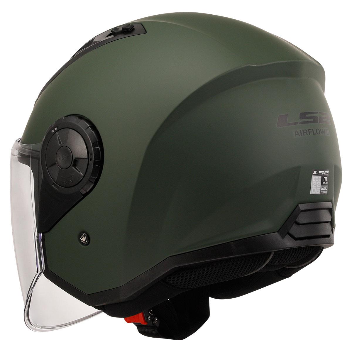 LS2 AIRFLOW 2 MAT YEŞİL KASK