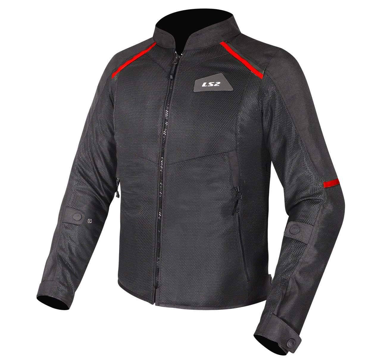 LS2 BREEZE MONT SİYAH-KIRMIZI