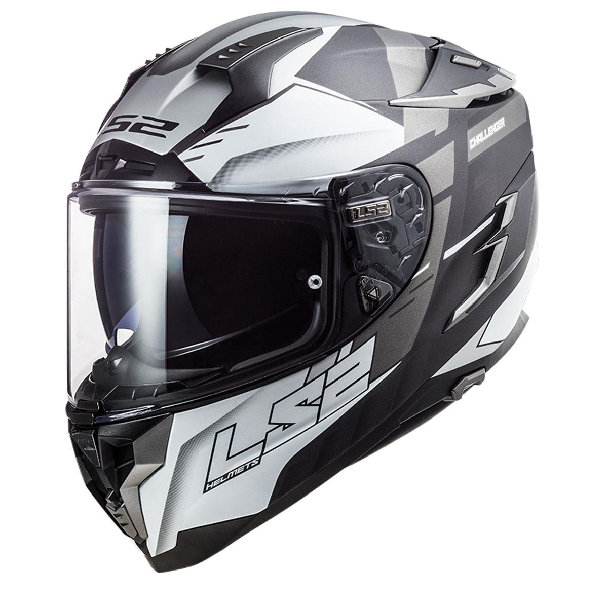 LS2 CHALLENGER ALLERT MAT TITANIUM-GRİ KASK